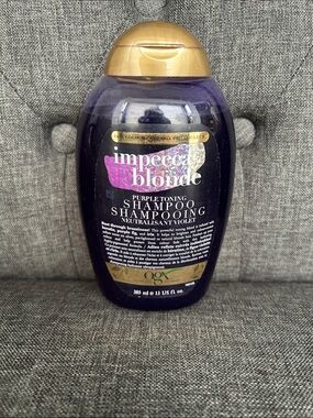 NEW 🆕 OGX Impeccable Blond Purple Toning Shampoo never opened